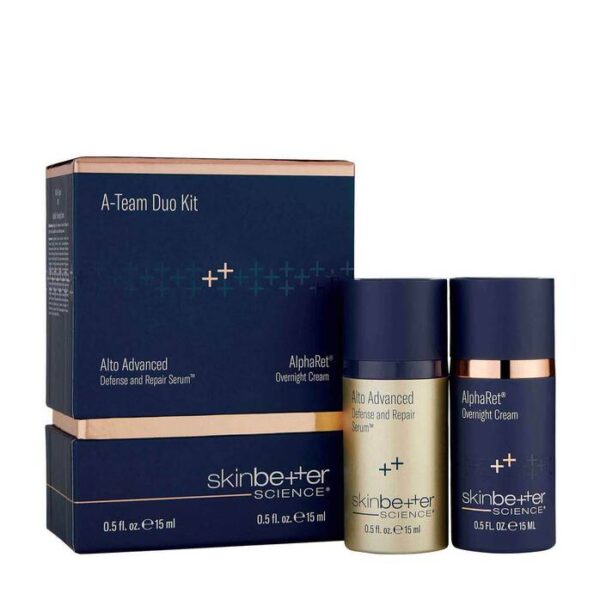 SkinBetter A-Team Duo Kit AlphaRet Overnight Cream i Alto Advanced Defense and Repair Serum